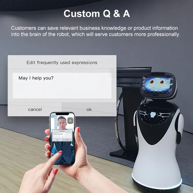 Robot phục vụ Aturos P3 tích hợp GPT Chat